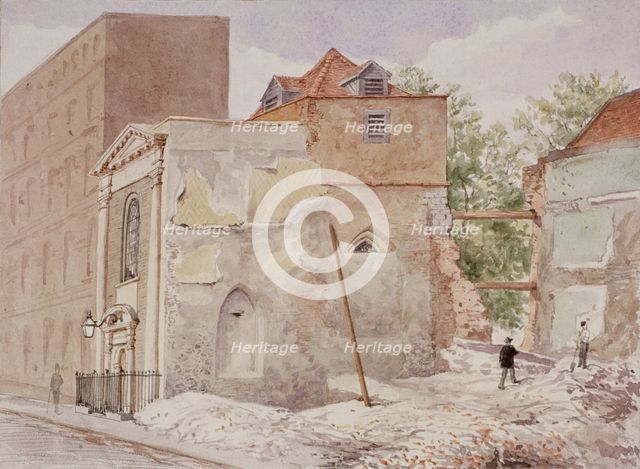 St Alfege, London Wall, London, 1880. Artist: Anon