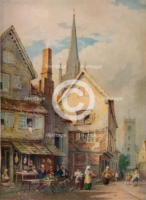 'St. Alkmund's, Shrewsbury', 1801, (1938). Artist: John Varley I.
