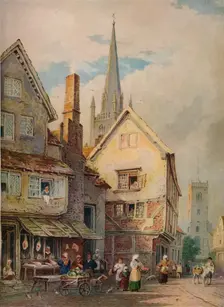 St. Alkmund's, Shrewsbury 1801, (1938). Artist: John Varley I