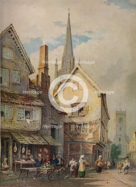 'St. Alkmund's, Shrewsbury', 1801, (1938). Artist: John Varley I.