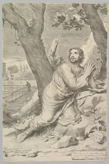 St. Augustine, 1660. Creator: Claude Mellan