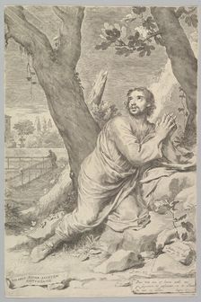 St. Augustine, 1660. Creator: Claude Mellan