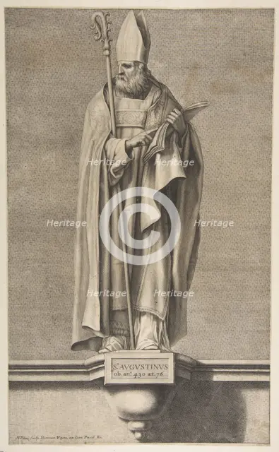 St. Augustine.n.d. Creator: Nicolas Pitau.
