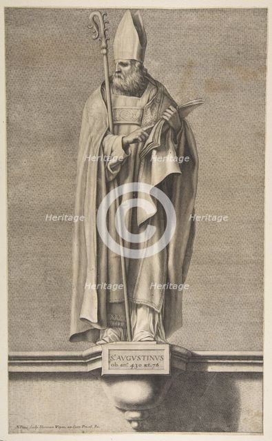 St. Augustine.n.d. Creator: Nicolas Pitau.