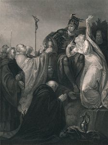 St. Augustine Before Ethelbert. (mid 19th century). Creator: Henry Lemon