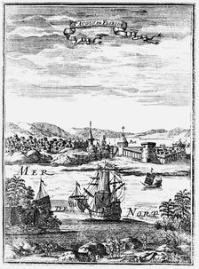 St Augustine, Florida, 1686. Artist: Allain Manesson Mallet