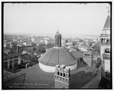 St. Augustine from the Ponce de Leon, c1902. Creator: William H. Jackson