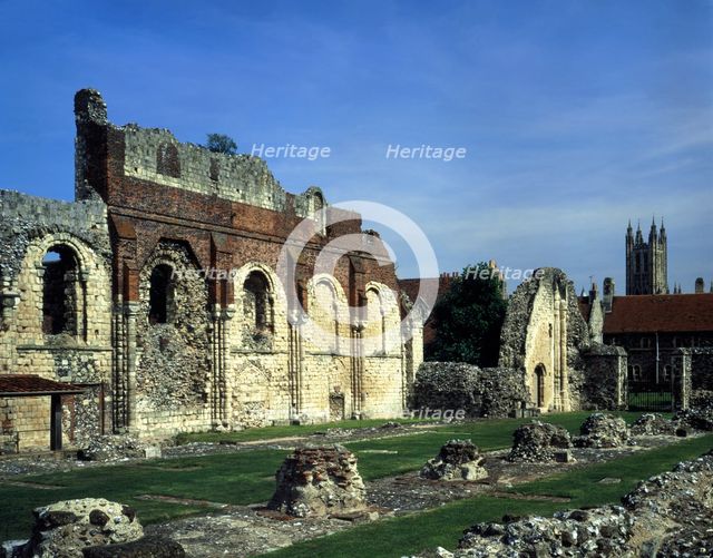 St Augustine's Abbey, Canterbury, Kent, 1991. Artist: Unknown