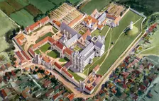 St Augustine's Abbey, c1500, (1990-2010). Artist: Terry Ball
