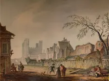 St. Augustine's Gate, Canterbury 18th century, (1935). Artist: Samuel Hieronymus Grimm