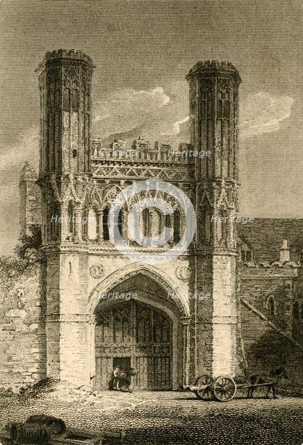 'St. Augustine's Gate, (Canterbury) Kent', 1802.  Creator: Samuel Rawle.