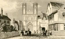St. Augustine's Gate, Canterbury. Kent c1835. Creator: Unknown