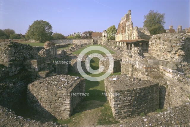 St Augustine's Abbey, Canterbury, Kent, 1996. Artist: J Bailey