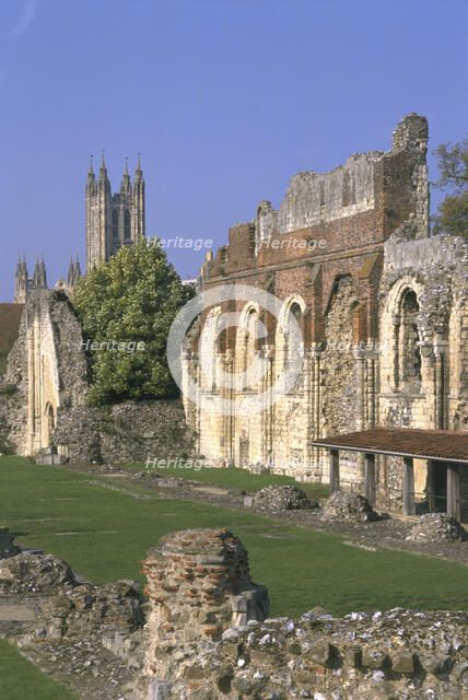 St Augustine's Abbey, Canterbury, Kent, 1999. Artist: J Bailey
