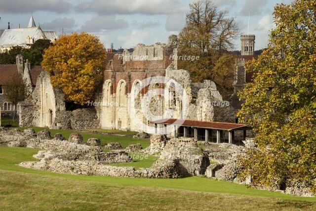 St Augustine's Abbey, Canterbury, Kent, c2009. Artist: Steve Cole.