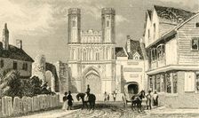 St. Augustine's Gate, Canterbury. Kent c1835. Creator: Unknown