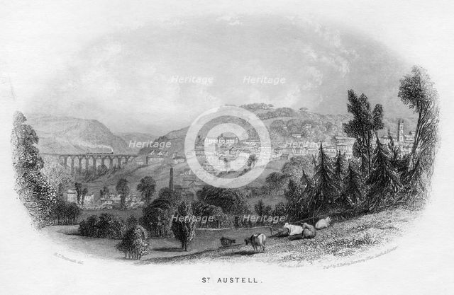 'St Austell', 1860.  Creator: Unknown.