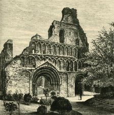 St. Botolph's Priory 1898. Creator: Unknown