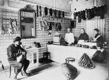 St. Bon Ossko, butcher shop, Herzegovina, between 1895 and 1910. Creator: Unknown