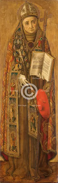 St Bonaventura, 1481-1502. Creator: Vittore Crivelli.