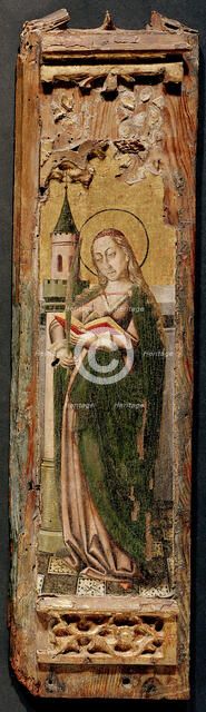 St Barbara, 16th century. Creator: Unknown.