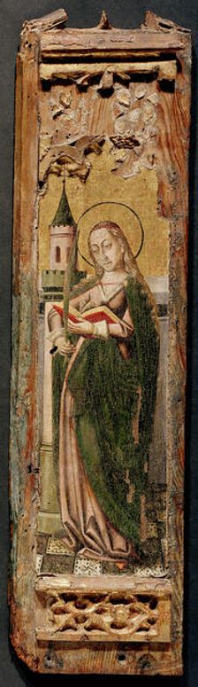 St Barbara, 16th century. Creator: Unknown