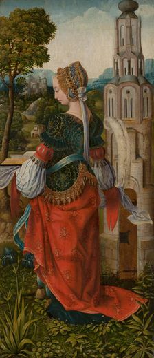 St Barbara, c1510-1520. Creator: Master of Frankfurt