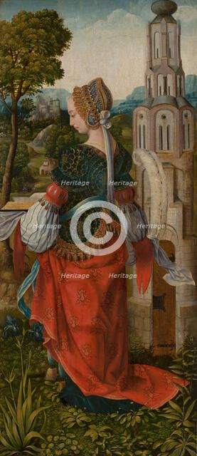 St Barbara, c1510-1520. Creator: Master of Frankfurt.