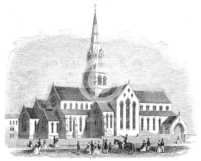 St Barnabas Catholic Church, Nottingham, 1844. Creator: Unknown.