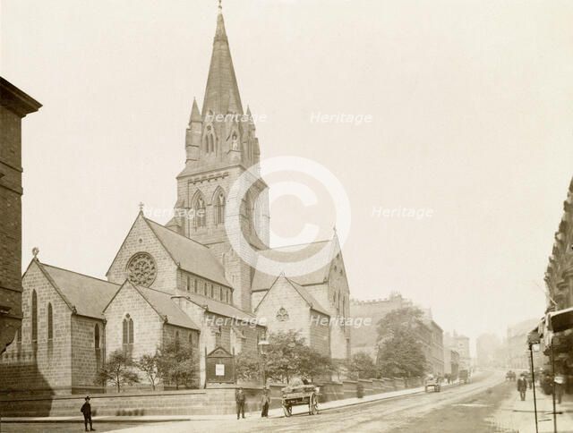 St Barnabas Cathedral, Derby Road, Nottingham, Nottinghamshire, c1870-1880. Artist: Unknown