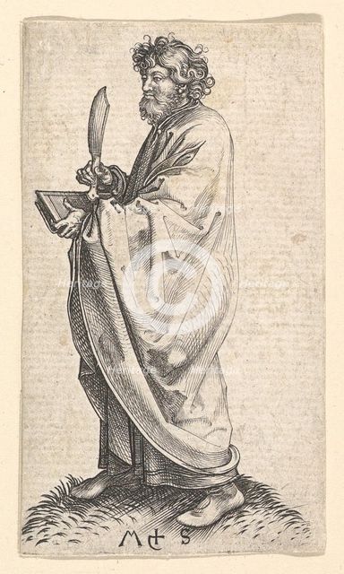 St. Bartholomew, ca. 1435-1491. Creator: Martin Schongauer.