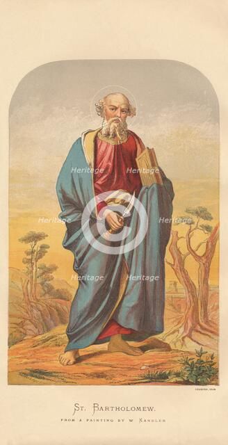 'St Bartholomew', mid-late 19th century. Creator: Wilhelm Kandler.