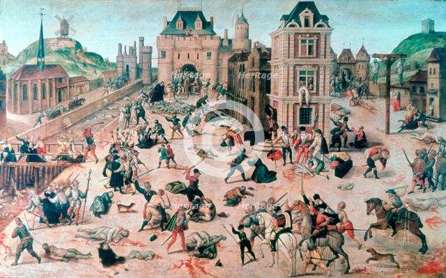 'St Bartholomew's Day Massacre', c1810-1870. Artist: Francois Dubois