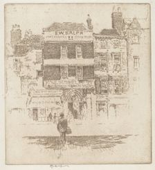 St. Bartholomew's Gate, 1907. Creator: Joseph Pennell