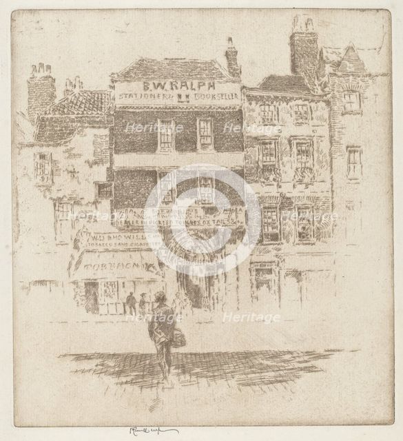 St. Bartholomew's Gate, 1907. Creator: Joseph Pennell.