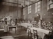 St Bartholomew's Hospital, London: dining room for nurses, c1908. Creator: Unknown