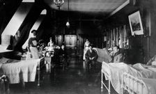 St Bartholomew's Hospital, London: Faith ward, c1908. Creator: Unknown