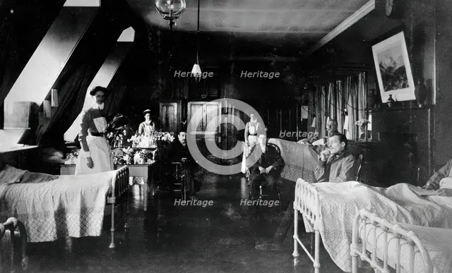 St Bartholomew's Hospital, London: Faith ward, c1908. Creator: Unknown.