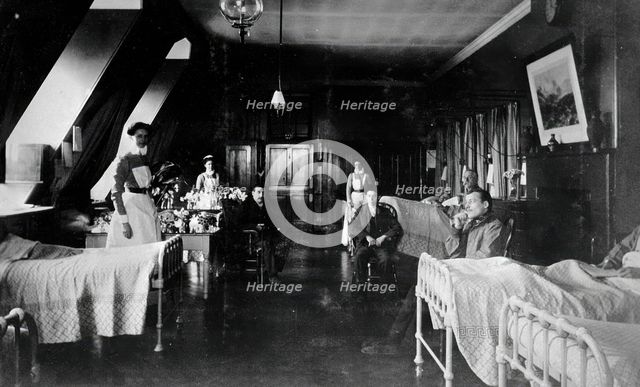 St Bartholomew's Hospital, London: Faith ward, c1908. Creator: Unknown.