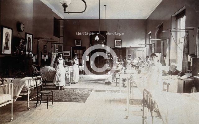 St Bartholomew's Hospital, London: Lucas ward, c1908. Creator: Unknown.