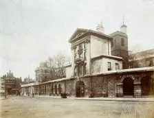 St Bartholomew's Hospital, London: Smithfield Gate, c1890. Creator: Unknown