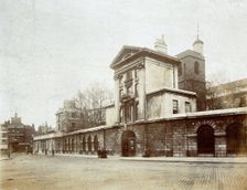 St Bartholomew's Hospital, London: Smithfield Gate, c1890. Creator: Unknown