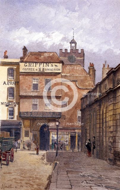 St Bartholomew's Priory, London, 1881. Artist: John Crowther