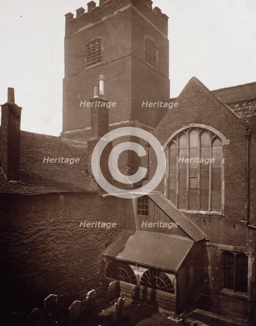 St. Bartholomew the Great, c1877. Creator: Alfred & John Bool.