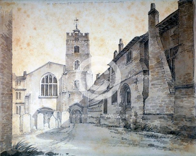 St Bartholomew-the-Great, City of London, 1803. Artist: C John M Whichelo