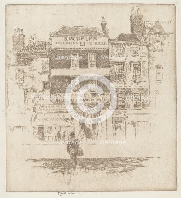 St. Bartholomew's Gate, 1907. Creator: Joseph Pennell.