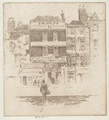 St. Bartholomew's Gate, 1907. Creator: Joseph Pennell