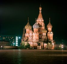 St Basil's Cathedral at night