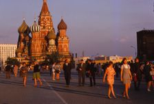 St. Basils in Evening light, Red Square, Moscow , c1970s. Artist: CM Dixon