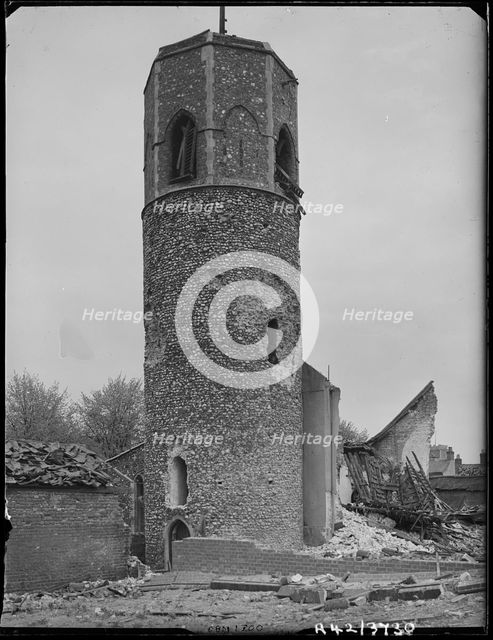 St Benedict's Church, St Benedict's Street, Norwich, Norfolk, 1942. Creator: George Bernard Mason.